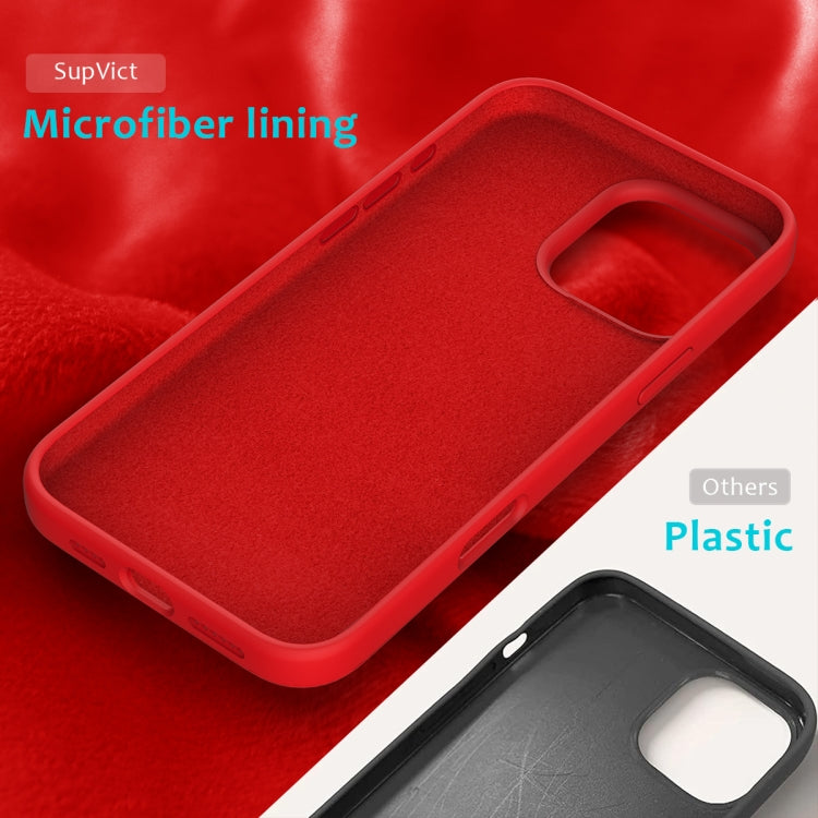 For iPhone 16 Pro Max Solid Color Silicone Phone Case(Red) - More iPhone Cases by buy2fix | Online Shopping UK | buy2fix