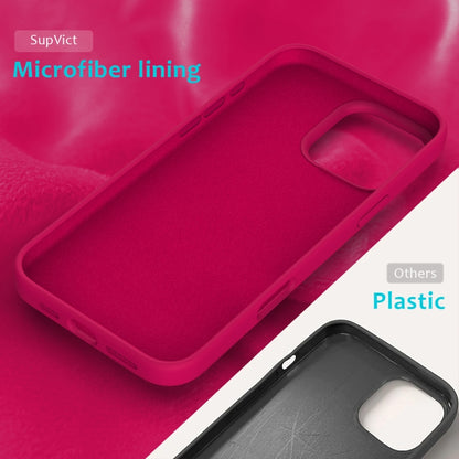 For iPhone 16 Pro Max Solid Color Silicone Phone Case(Rose Red) - More iPhone Cases by buy2fix | Online Shopping UK | buy2fix