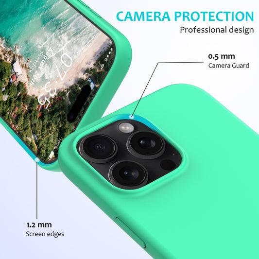 For iPhone 16 Pro Solid Color Silicone Phone Case(Green) by buy2fix