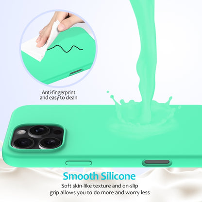 For iPhone 16 Pro Solid Color Silicone Phone Case(Green) - More iPhone Cases by buy2fix | Online Shopping UK | buy2fix