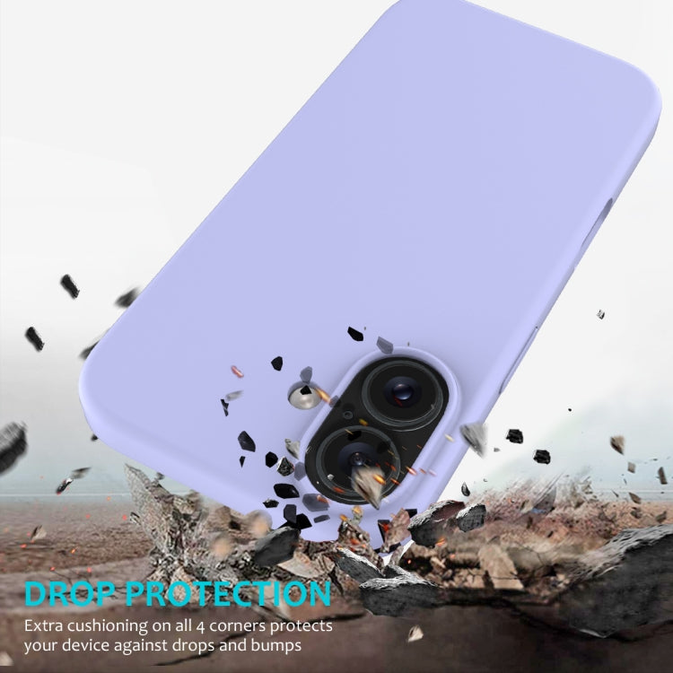 For iPhone 16 Plus Solid Color Silicone Phone Case(Purple) - More iPhone Cases by buy2fix | Online Shopping UK | buy2fix