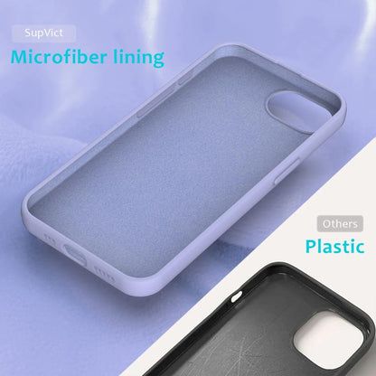For iPhone 16e Solid Color Silicone Phone Case(Purple) - iPhone 16e Cases by buy2fix | Online Shopping UK | buy2fix