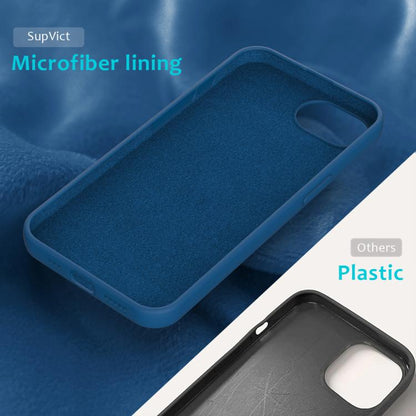 For iPhone 16e Solid Color Silicone Phone Case(Cobalt Blue) - iPhone 16e Cases by buy2fix | Online Shopping UK | buy2fix