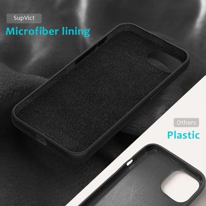 For iPhone 16e Solid Color Silicone Phone Case(Black) - iPhone 16e Cases by buy2fix | Online Shopping UK | buy2fix