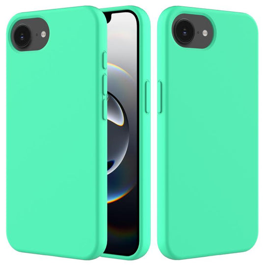 For iPhone 17e / 16e Solid Color Silicone Phone Case(Green)