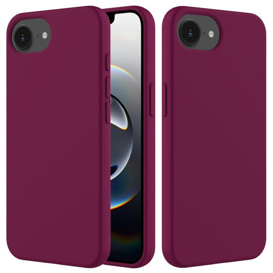 For iPhone 17e / 16e Solid Color Silicone Phone Case(Violet)