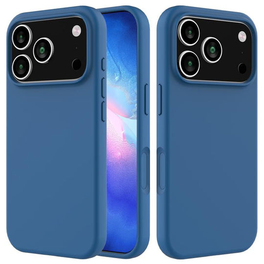 For iPhone 18 Pro Max / 17 Pro Max Solid Color Silicone Phone Case(Cobalt Blue)