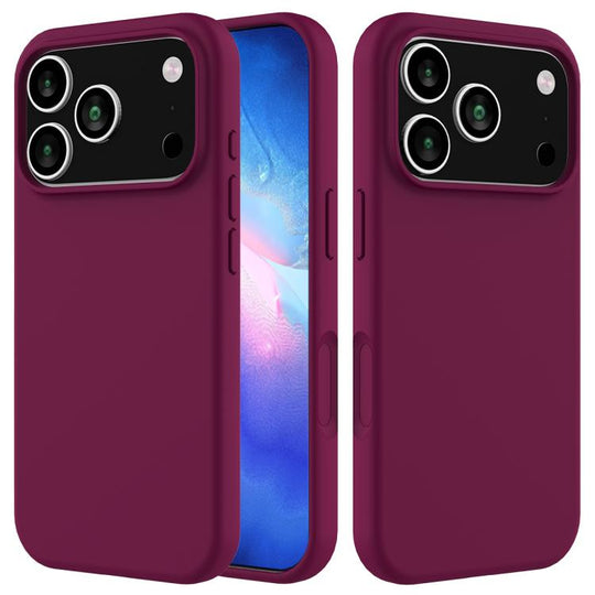 For iPhone 18 Pro Max / 17 Pro Max Solid Color Silicone Phone Case(Violet)