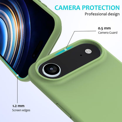 For iPhone Air Solid Color Silicone Phone Case(Mint Green) - iPhone Air Cases by buy2fix | Online Shopping UK | buy2fix