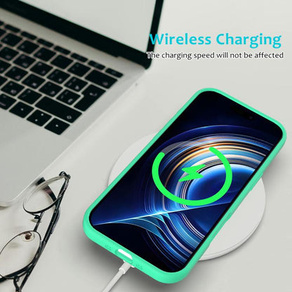 For iPhone Air Solid Color Silicone Phone Case(Green) - iPhone Air Cases by buy2fix | Online Shopping UK | buy2fix