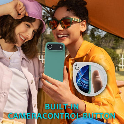 For iPhone Air Solid Color Silicone Phone Case(Pine Needle Green) - iPhone Air Cases by buy2fix | Online Shopping UK | buy2fix