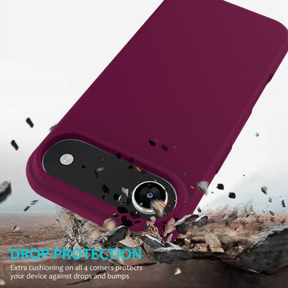For iPhone Air Solid Color Silicone Phone Case(Violet) - iPhone Air Cases by buy2fix | Online Shopping UK | buy2fix