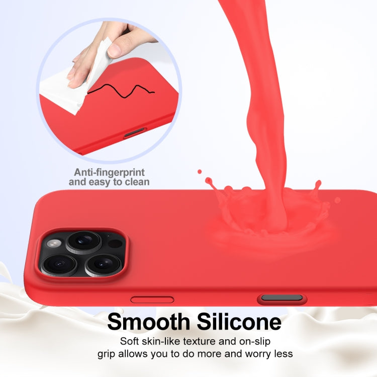 For iPhone 16 Pro Max Shockproof Silicone Magsafe Phone Case(Red) - iPhone 16 Pro Max Cases by buy2fix | Online Shopping UK | buy2fix