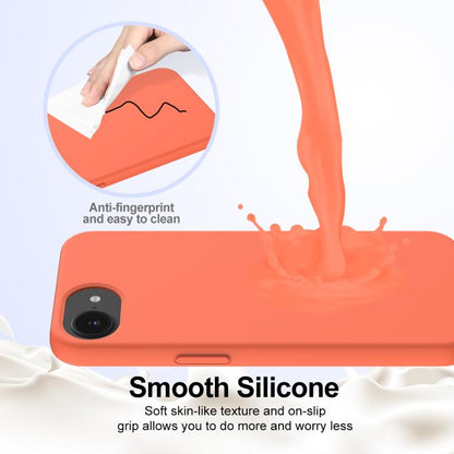 For iPhone 16e Shockproof Silicone Magsafe Phone Case(Gold Orange) - iPhone 16e Cases by buy2fix | Online Shopping UK | buy2fix