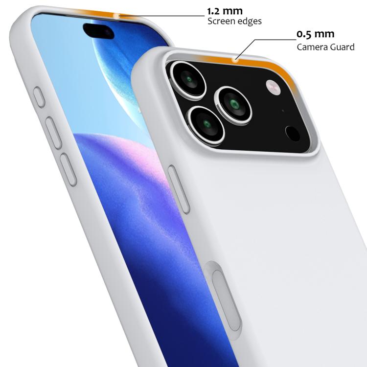 For iPhone 17 Pro Max Shockproof Silicone Magsafe Phone Case(White) - iPhone 17 Pro Max Cases by buy2fix | Online Shopping UK | buy2fix