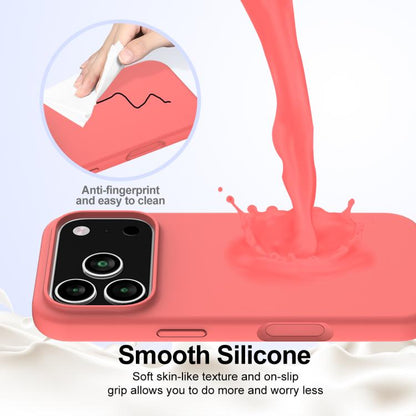 For iPhone 17 Pro Max Shockproof Silicone Magsafe Phone Case(Pink Orange) - iPhone 17 Pro Max Cases by buy2fix | Online Shopping UK | buy2fix