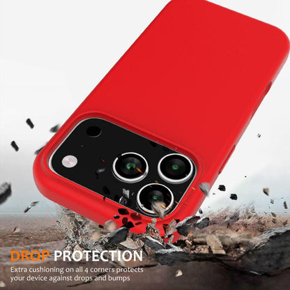 For iPhone 17 Pro Max Shockproof Silicone Magsafe Phone Case(Red) - iPhone 17 Pro Max Cases by buy2fix | Online Shopping UK | buy2fix