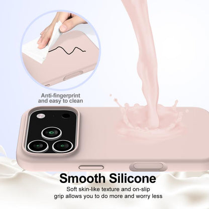 For iPhone 17 Pro Max Shockproof Silicone Magsafe Phone Case(Sand Pink) - iPhone 17 Pro Max Cases by buy2fix | Online Shopping UK | buy2fix