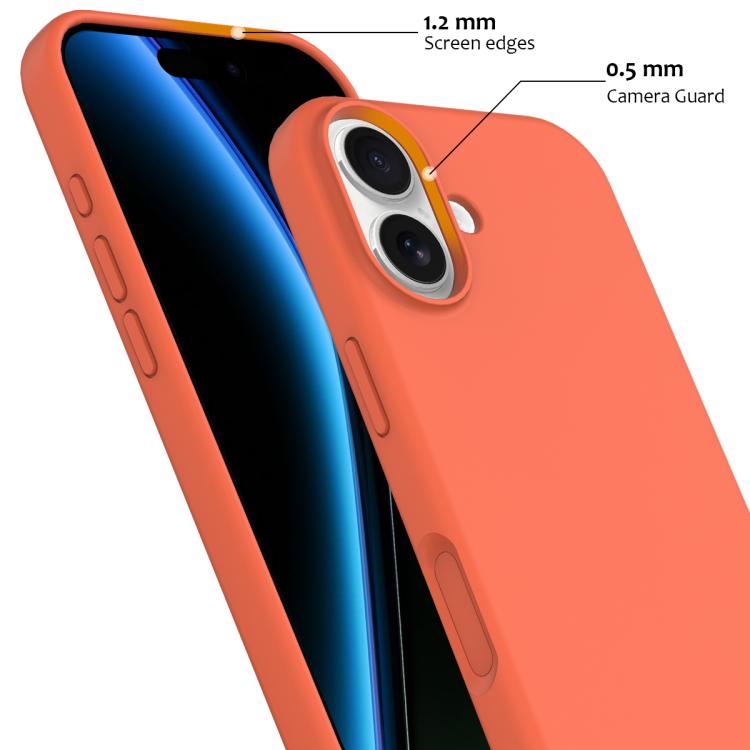For iPhone 17 Shockproof Silicone Magsafe Phone Case(Gold Orange) - iPhone 17 Cases by buy2fix | Online Shopping UK | buy2fix