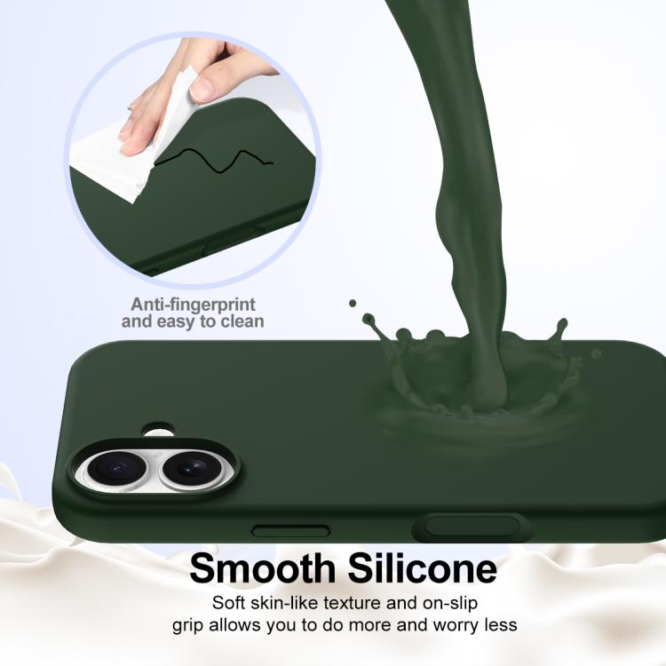 For iPhone 17 Shockproof Silicone Magsafe Phone Case(Dark Green) - iPhone 17 Cases by buy2fix | Online Shopping UK | buy2fix