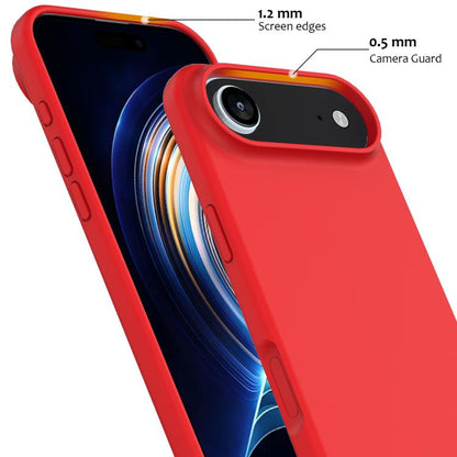 For iPhone Air Shockproof Silicone Magsafe Phone Case(Red) - iPhone Air Cases by buy2fix | Online Shopping UK | buy2fix