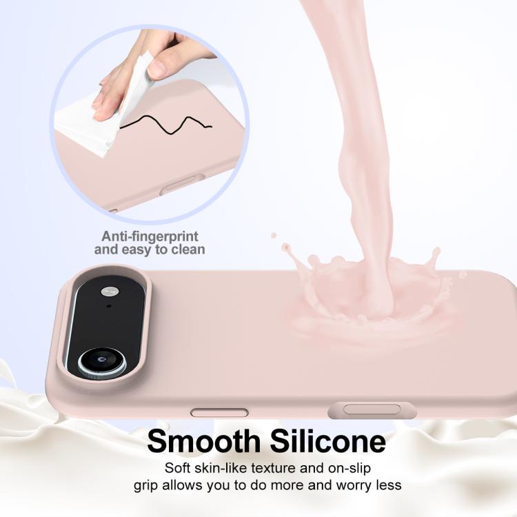 For iPhone Air Shockproof Silicone Magsafe Phone Case(Sand Pink) - iPhone Air Cases by buy2fix | Online Shopping UK | buy2fix