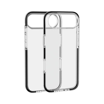 For iPhone Air Two-color Shockproof High Transparency TPU Phone Case(Black) - iPhone Air Cases by buy2fix | Online Shopping UK | buy2fix