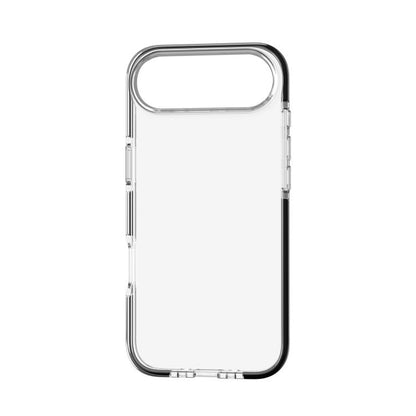 For iPhone Air Two-color Shockproof High Transparency TPU Phone Case(Black) - iPhone Air Cases by buy2fix | Online Shopping UK | buy2fix