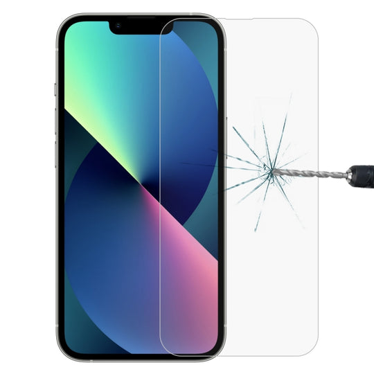 For iPhone 13 mini 0.26mm 9H 2.5D High Aluminum Tempered Glass Film