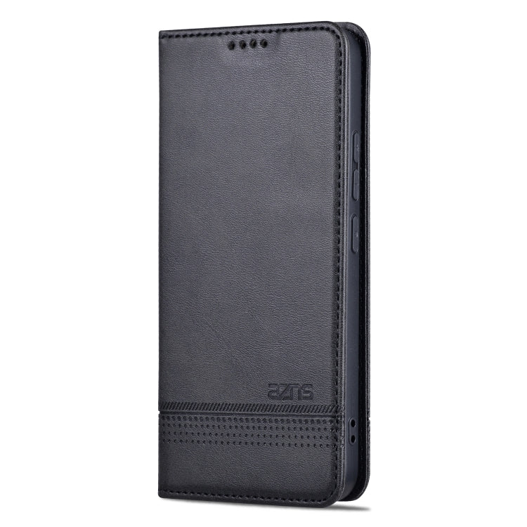 For Xiaomi 14 Pro AZNS Magnetic Calf Texture Flip Leather Phone Case(Black) - 14 Pro Cases by AZNS | Online Shopping UK | buy2fix