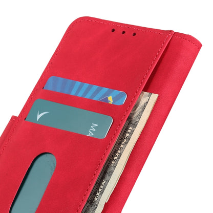 For iPhone SE 2024 KHAZNEH Retro Texture Leather Phone Case(Red) - More iPhone Cases by buy2fix | Online Shopping UK | buy2fix