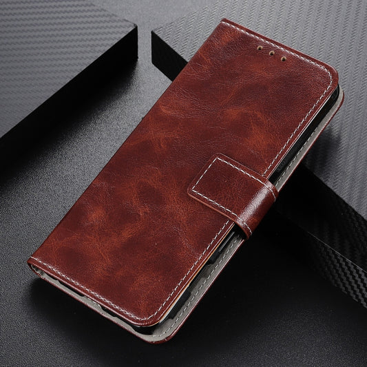 For iPhone 16 Pro Retro Crazy Horse Texture Horizontal Flip Leather Phone Case(Brown) by buy2fix