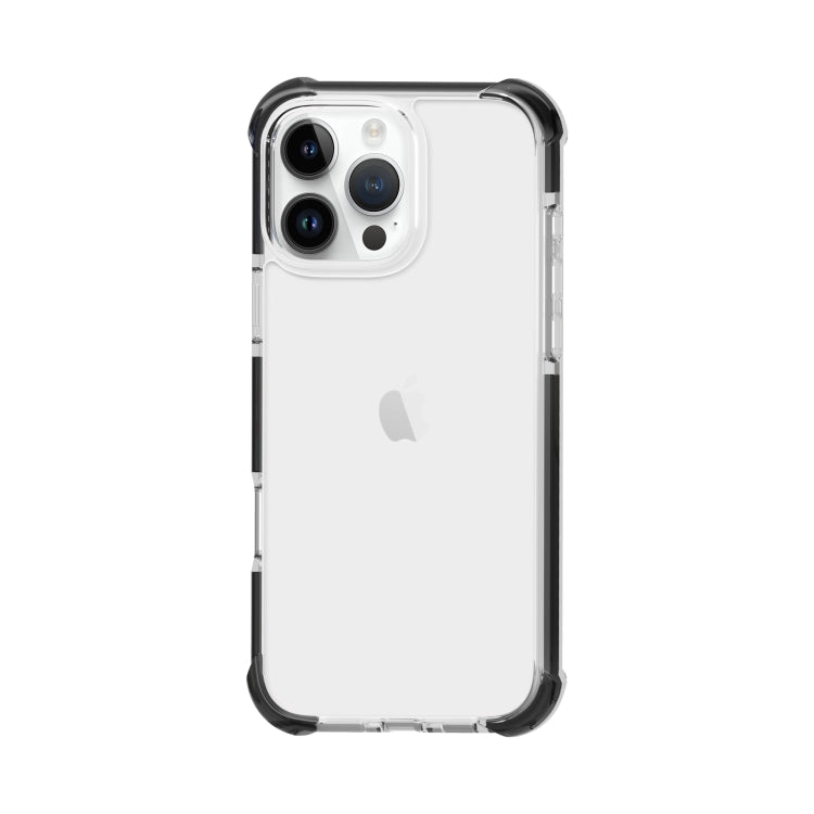 For iPhone 16 Pro Max Four-corner Shockproof TPU + Acrylic Phone Case(Black + Transparent) - iPhone 16 Pro Max Cases by buy2fix | Online Shopping UK | buy2fix