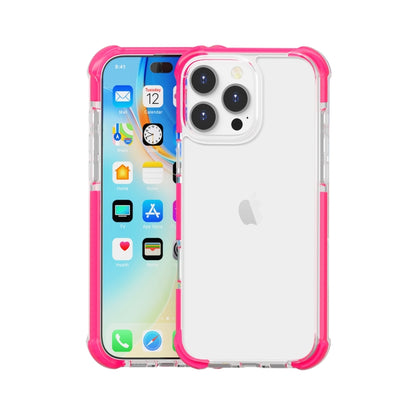 For iPhone 16 Pro Four-corner Shockproof TPU + Acrylic Phone Case(Pink) - iPhone 16 Pro Cases by buy2fix | Online Shopping UK | buy2fix