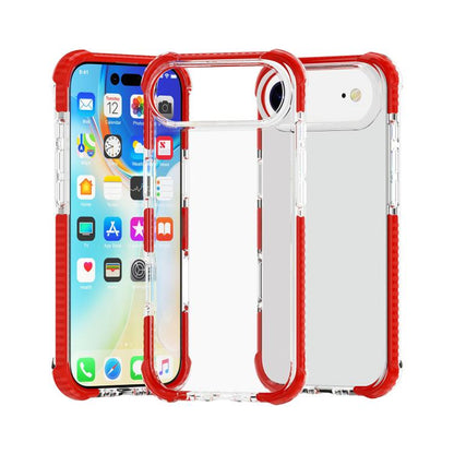 For iPhone Air Four-corner Shockproof TPU Hybrid Acrylic Phone Case(Red) - iPhone Air Cases by buy2fix | Online Shopping UK | buy2fix