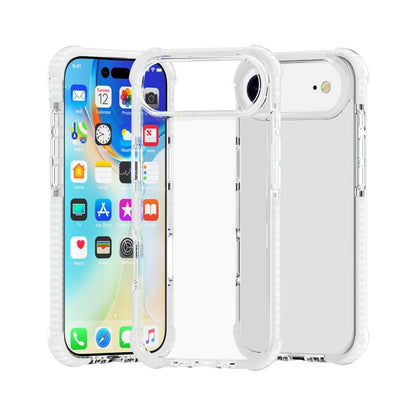 For iPhone Air Four-corner Shockproof TPU Hybrid Acrylic Phone Case(Transparent) - iPhone Air Cases by buy2fix | Online Shopping UK | buy2fix