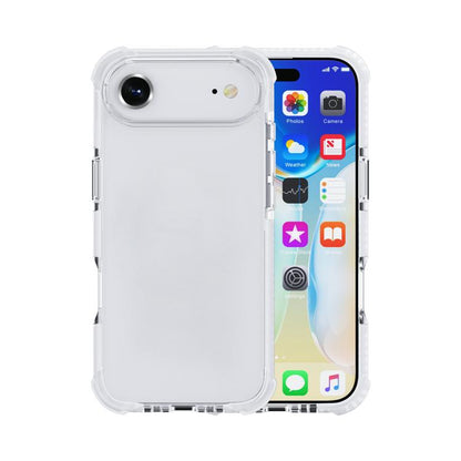 For iPhone Air Four-corner Shockproof TPU Hybrid Acrylic Phone Case(Transparent) - iPhone Air Cases by buy2fix | Online Shopping UK | buy2fix