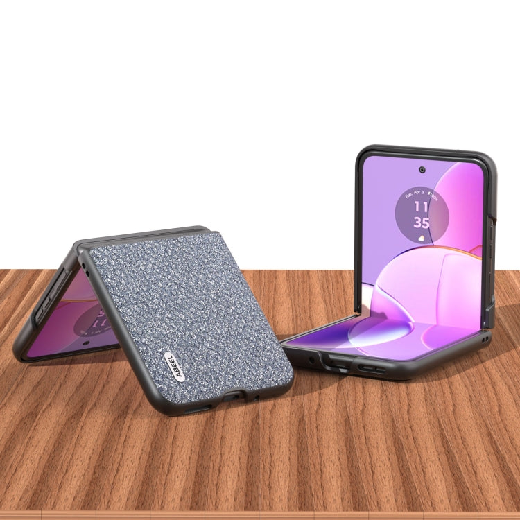 For Motorola Razr 40 ABEEL Diamond Series Black Edge Phone Case(Black) by buy2fix