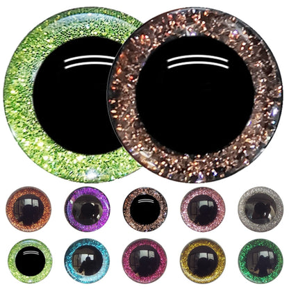 100pcs Resin Three-dimensional Animal Artificial Eye Plastic Plush Toy Accessories, Size:9mm (Colors Shipped Randomly) - Others by buy2fix | Online Shopping UK | buy2fix