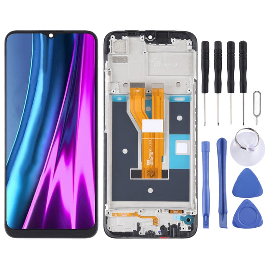 For Realme Narzo 50i 4G RMX3235 OEM LCD Screen Digitizer Full Assembly with Frame - LCD Screen by buy2fix | Online Shopping UK | buy2fix