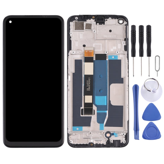 For Realme 9 5G India RMX3388 OEM LCD Screen Digitizer Full Assembly with Frame by buy2fix