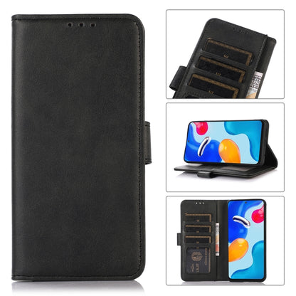For OnePlus 12 Cow Texture Leather Phone Case(Black) by buy2fix