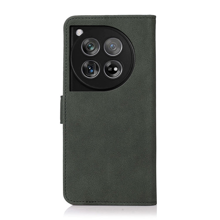 For OnePlus 12 KHAZNEH Matte Texture Leather Phone Case(Green) - OnePlus Cases by buy2fix | Online Shopping UK | buy2fix