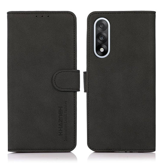 For OnePlus Nord 5 KHAZNEH Matte Texture Leather Phone Case(Black)