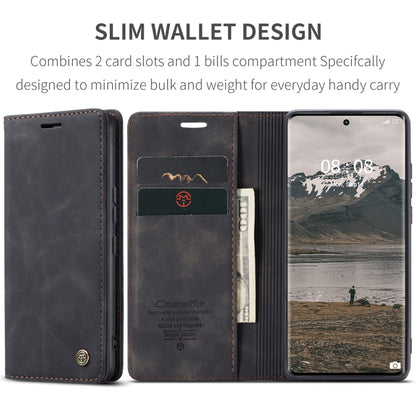 For Realme 11 Pro／Realme 11 Pro+ CaseMe 013 Multifunctional Horizontal Flip Leather Phone Case(Black) by CaseMe