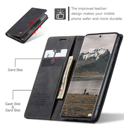 For Realme 11 Pro／Realme 11 Pro+ CaseMe 013 Multifunctional Horizontal Flip Leather Phone Case(Black) by CaseMe