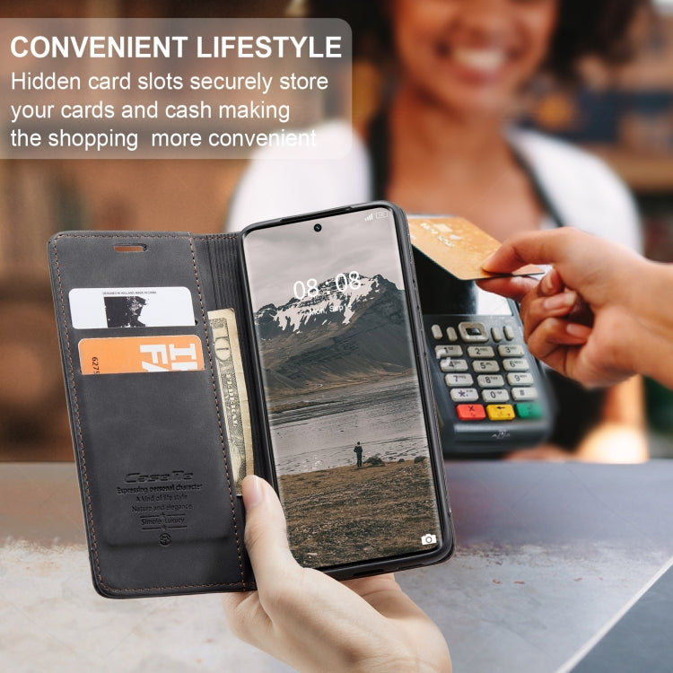 For Realme 11 Pro／Realme 11 Pro+ CaseMe 013 Multifunctional Horizontal Flip Leather Phone Case(Black) by CaseMe