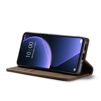 For Xiaomi 13T/13T Pro CaseMe 013 Multifunctional Horizontal Flip Leather Phone Case(Coffee) by CaseMe