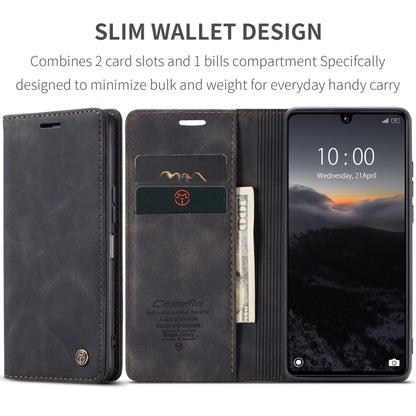 For Xiaomi Redmi 13C 4G Global / 13C 5G CaseMe 013 Multifunctional Horizontal Flip Leather Phone Case(Black) by CaseMe