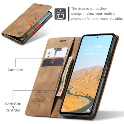 For Xiaomi Redmi 12 4G / 12 5G／Note 12R CaseMe 013 Multifunctional Horizontal Flip Leather Phone Case(Brown) by CaseMe